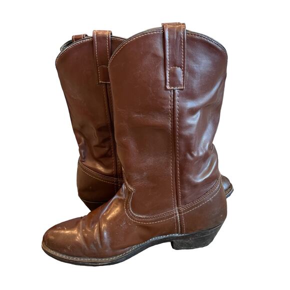 Laredo Brown Cowboy Boots Oil and Chemical Resistant Men’s Size 9.5 - Picture 4 of 11